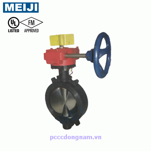Meiji Electric Controlled Water Valve Price (Flange Butterfly Valve)