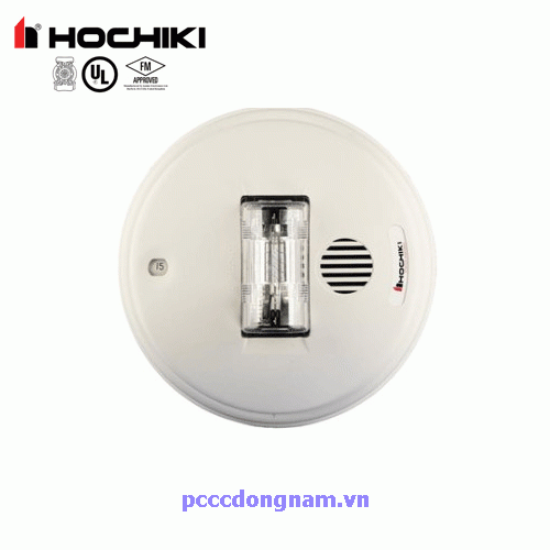 HCC24PCW,chuông kết hợp đèn báo cháy 24 VDC gắn tường Hochiki