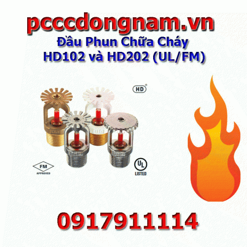 HD Fire Protect, Đầu Phun Chữa Cháy HD102 và HD202 