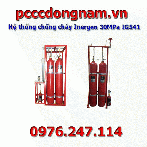 Fire suppression system Inergen 30MPa IG541