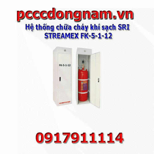 SRI STREAMEX FK-5-1-12 clean gas fire extinguishing system