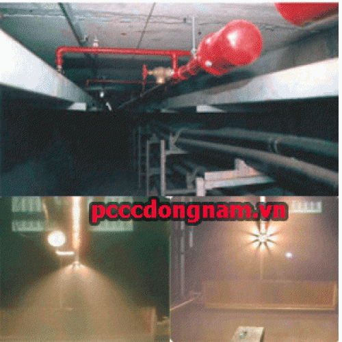 Sprinkler automatic fire fighting system for tunnels basements Firefighting