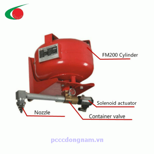 Automatic fire extinguisher 16L FM200 hanging type
