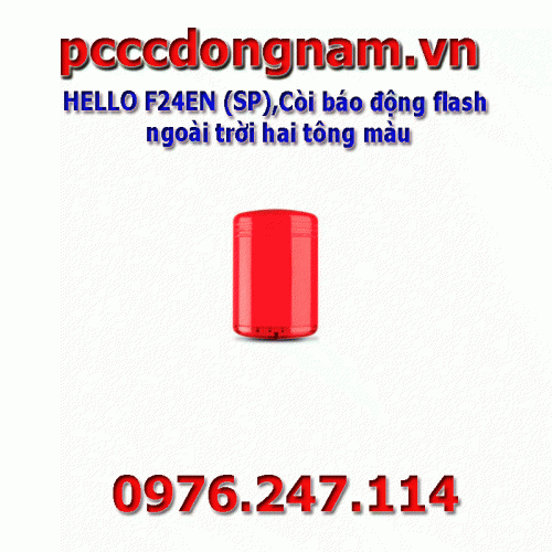 HELLO F24EN (SP),Two-tone outdoor flash siren