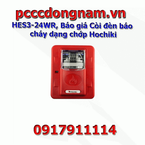 HES3-24WR, Báo giá Còi đèn báo cháy dạng chớp Hochiki