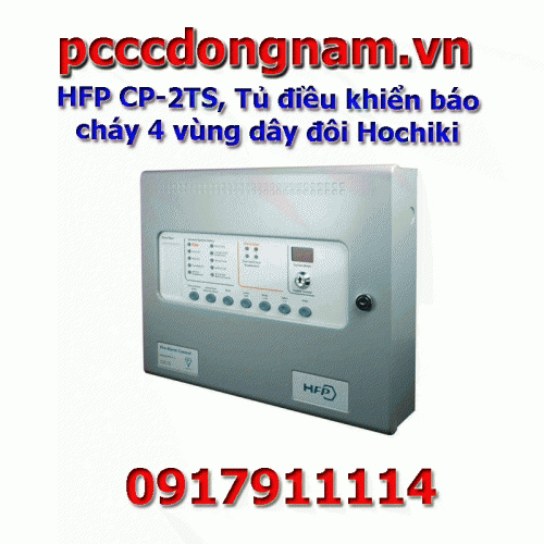HFP CP-2TS, Tủ điều khiển báo cháy 4 vùng dây đôi Hochiki