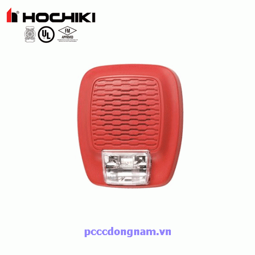 HHSLF15R,Còi đèn kết hợp báo cháy tần số thấp 15 màu cố định Hochiki