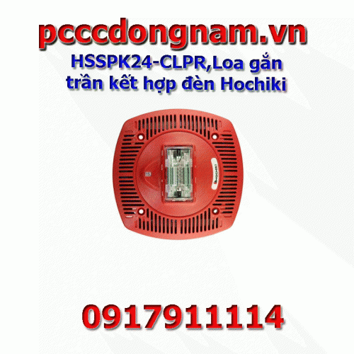 HSSPK24-CLPR,Loa gắn trần kết hợp đèn Hochiki