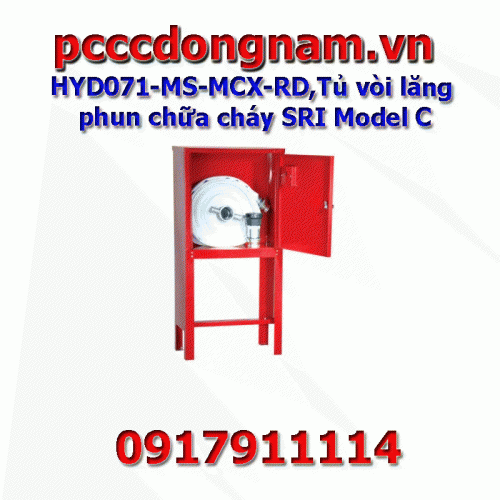 HYD071-MS-MCX-RD,SRI Model C Fire Nozzle Cabinet