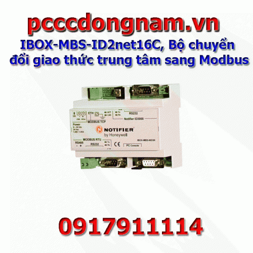 IBOX-MBS-ID2net16C, Bộ chuyển đổi giao thức trung tâm sang Modbus