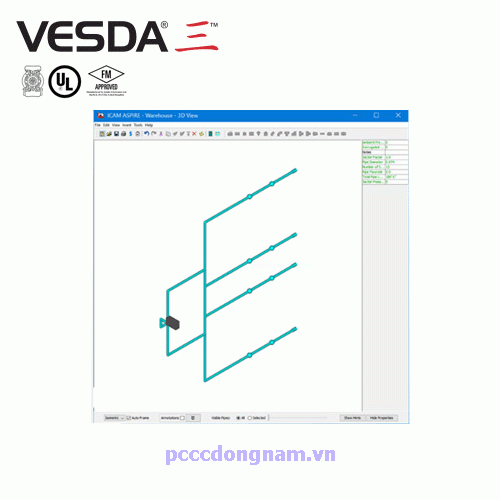 ISW-203,Phần mềm thiết kế mạng ống ICAM ASPIRE