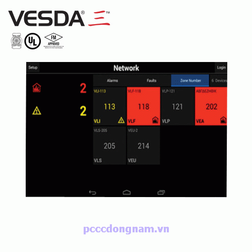 iVESDA,Ứng dụng giám sát và bảo trì các hệ thống VESDA-E