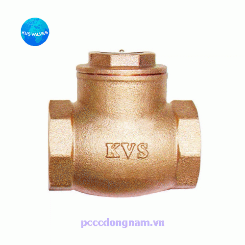 KVS-101, BRONZE SWING ren Threaded Check Valve