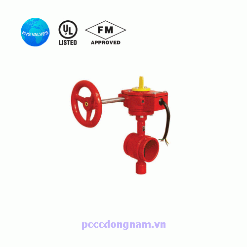 KVS-3212,Crank control electric butterfly valve