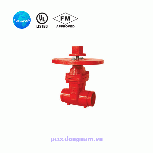 KVS-4155, UL FM standard slotted recessed gate valve