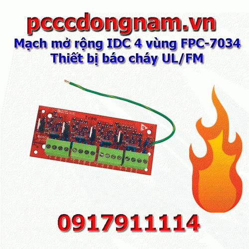 FPC-7034 4-zone IDC Expansion Circuit, UL FM Fire Alarm