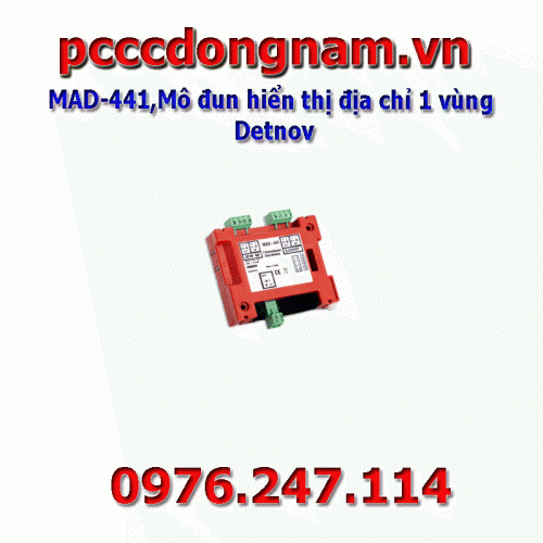 MAD-441,Detnov 1 zone address display module