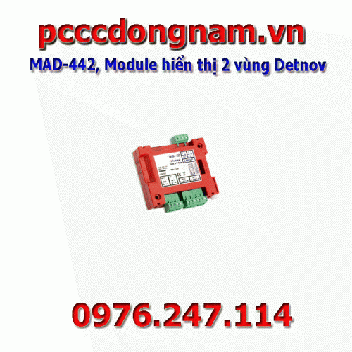MAD-442, Detnov 2 zone display module