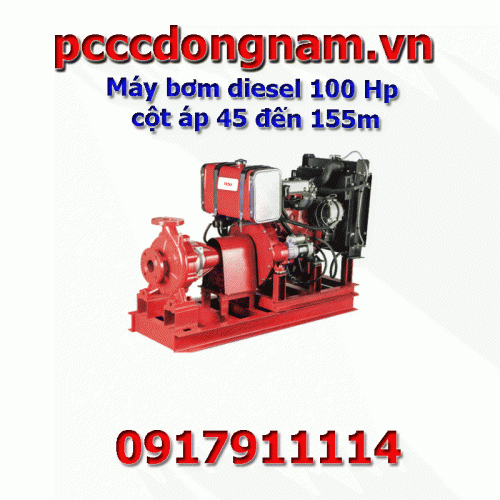 100 Hp diesel pump head 45 to 155m