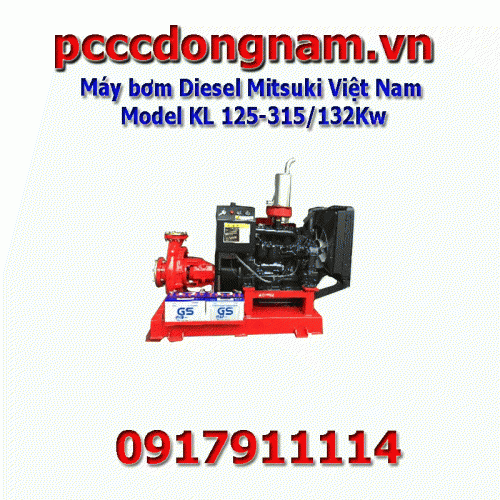 Diesel Pump Mitsuki Vietnam Model KL 125-315 132Kw