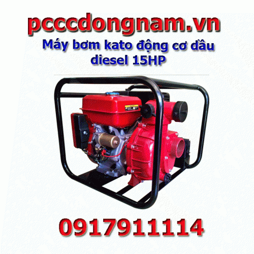 15HP diesel engine kato pump