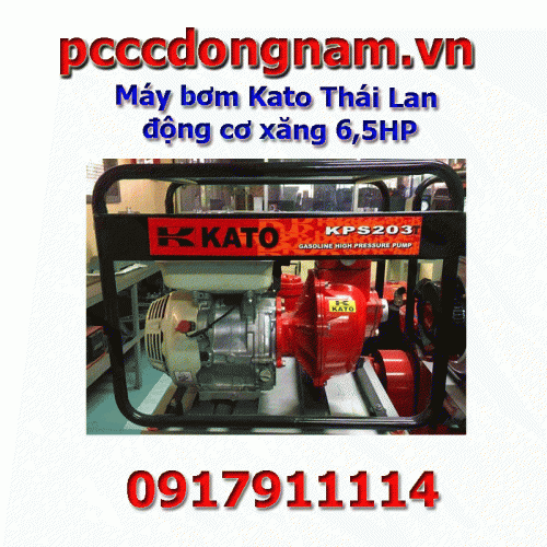 Máy bơm Kato Thái Lan động cơ xăng 6 5HP