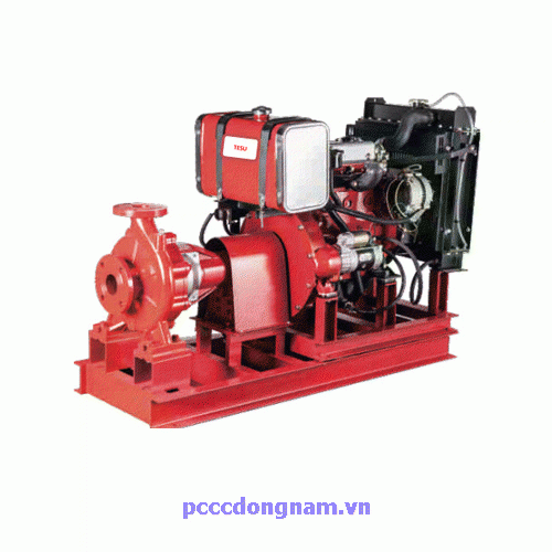 Máy Bơm nước PCCC Diesel Trục Rời Tesu N60 Công suất 60HP