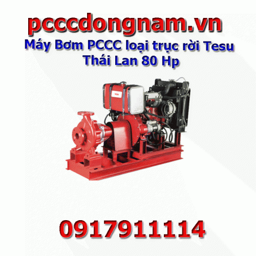 Tesu Thailand Removable Fire Fighting Pump 80 Hp
