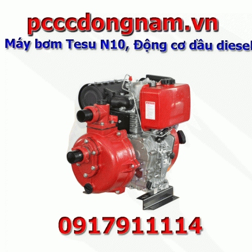 Máy bơm Tesu N10, Động cơ dầu diesel