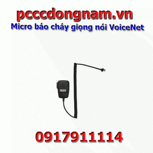 VoiceNet voice alarm microphone