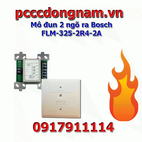 Bosch FLM-325-2R4-2A 2-output module Dual forward 2A