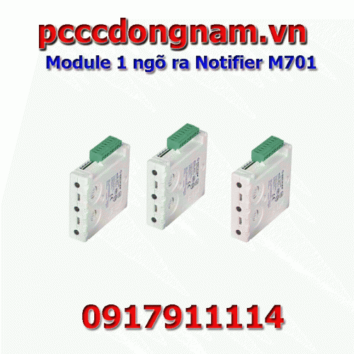 Module 1 ngõ ra Notifier M701, Module báo cháy Notifier
