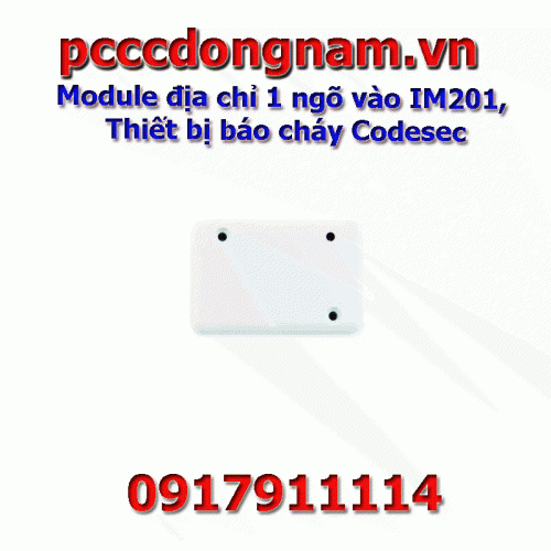 IM201 1-input addressable module, Codesec fire alarm device