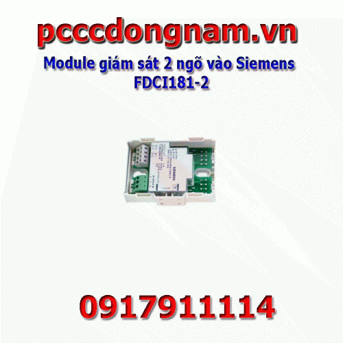 Siemens FDII181-2 2 input monitoring module