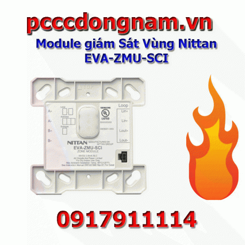 Module giám Sát Vùng Nittan EVA-ZMU-SCI,Cung cấp tủ báo cháy Nittan