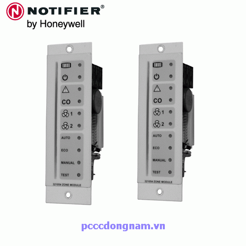 Single zone module P-100 Notifier, Used for CO alarm control cabinet