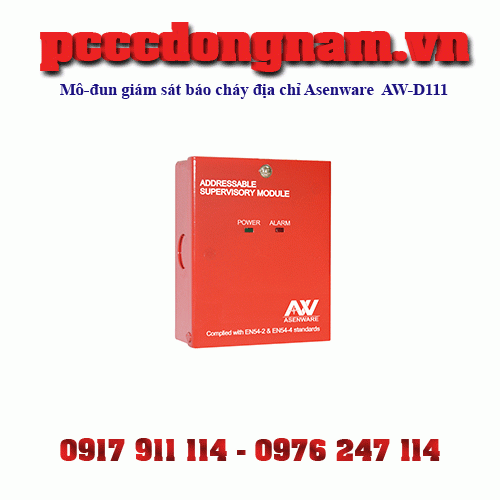 Addressable fire alarm supervisory module AW-D111 Asenware