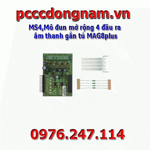 MS4 Mô đun mở rộng 4 đầu ra âm thanh gắn tủ MAG8plus