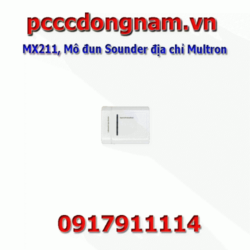 MX211 Mô đun Sounder địa chỉ Multron