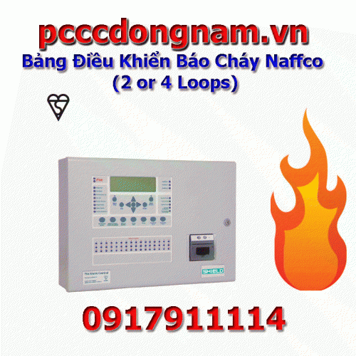 Naffco Fire Alarm Control Panel 2 or 4 loops