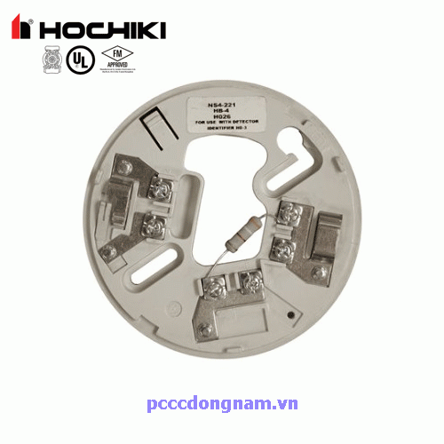 NS4-221, đế gắn đầu báo thông thường Hochiki 390 OHMS 4 in