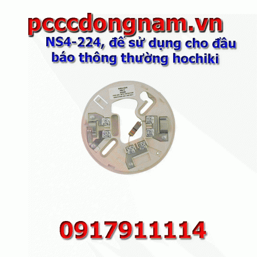 NS4-224, đế sử dụng cho đầu báo thông thường hochiki