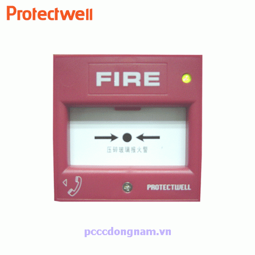 Nút Báo cháy,Nút nhấn khẩn cấp báo cháy Protecwell M300K