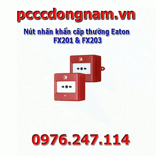 Nút nhấn khẩn cấp thường Eaton FX201 và FX203