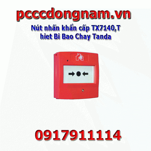 Emergency push button TX7140,Tanda-UK fire alarm device