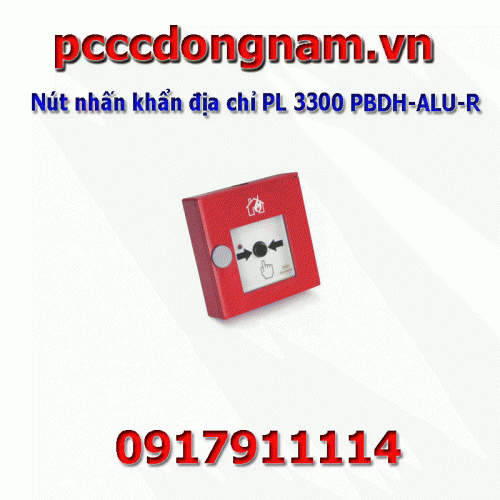 Nút nhấn khẩn địa chỉ PL 3300 PBDH-ALU-R