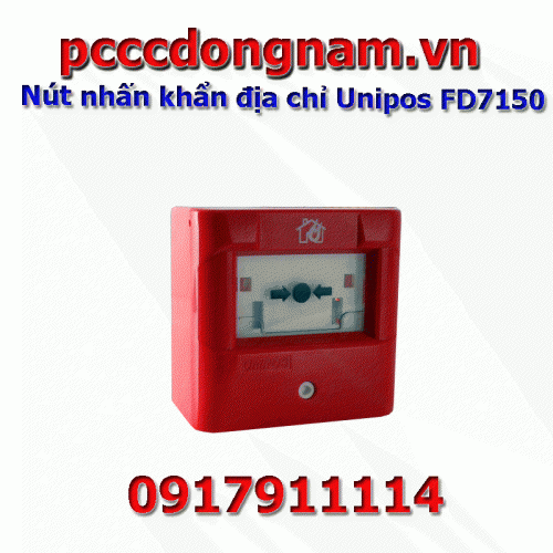 Unipos FD7150 address emergency push button