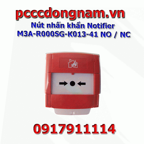 Emergency Button Notifier M3A-R000SG-K013-41 NO NC