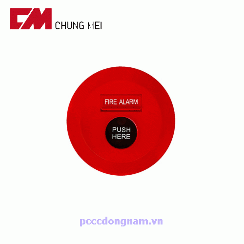 Nút nhấn khẩn tròn báo cháy Chungmei CM-FP3