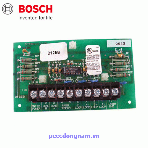 Powered loop interface D125B, Thiết Bị báo cháy Bosch